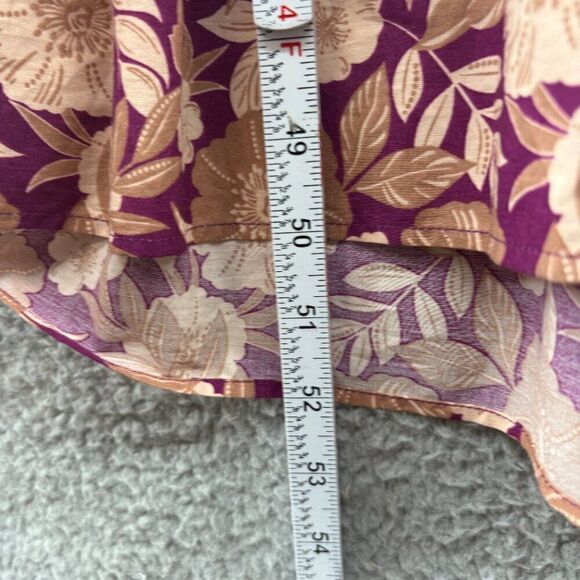 Favorite Daughter Vintage Multi Floral Puff Sleeve Maxi Dress Size 4 NWT - Picture 11 of 13